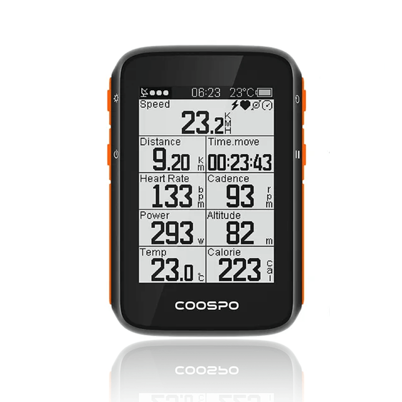 ZENRIDE - Kabelloser GPS-Geschwindigkeitsmesser für Fahrräder