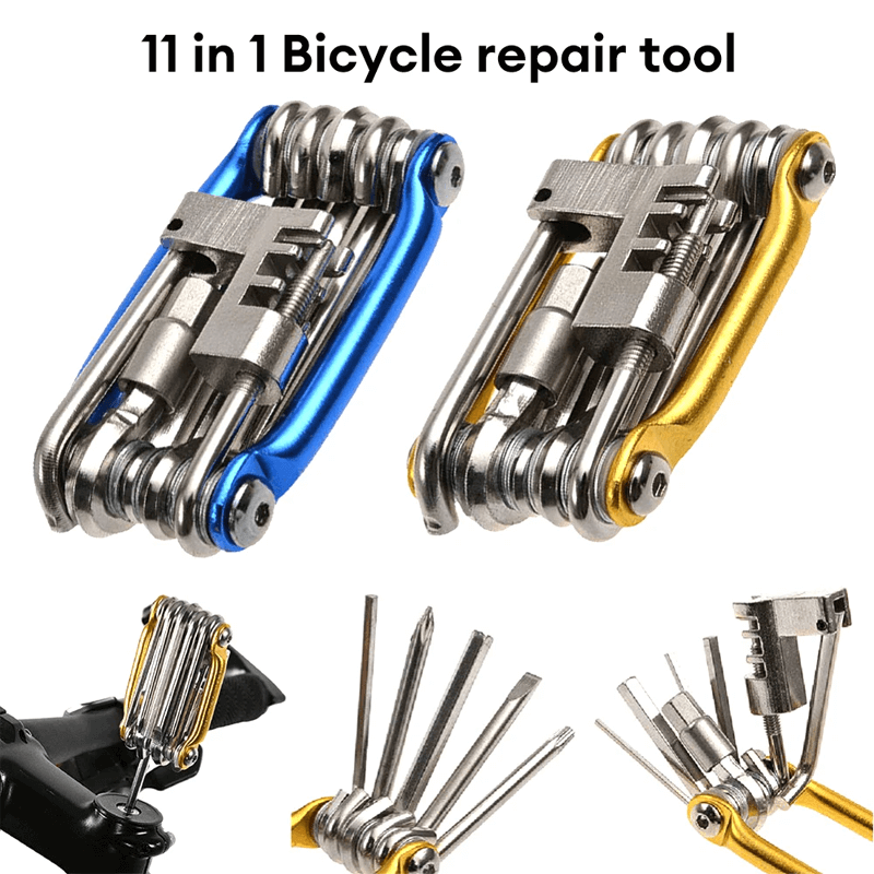 VORTEX - 11 in 1 Fahrrad-Reparatur-Multi-Tool-Kit